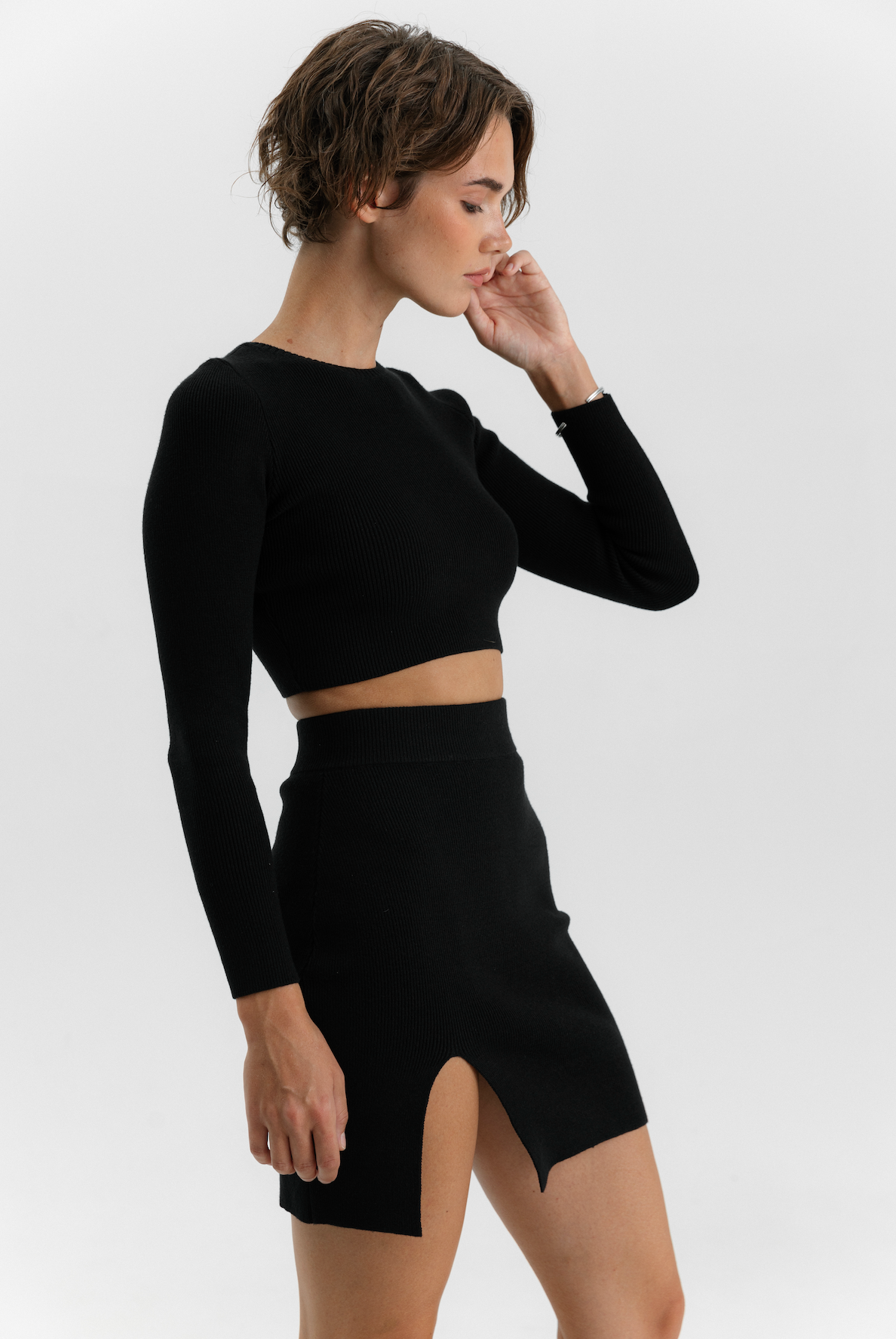 В'ЯЗАНА МІНІ-СПІДНИЦЯ