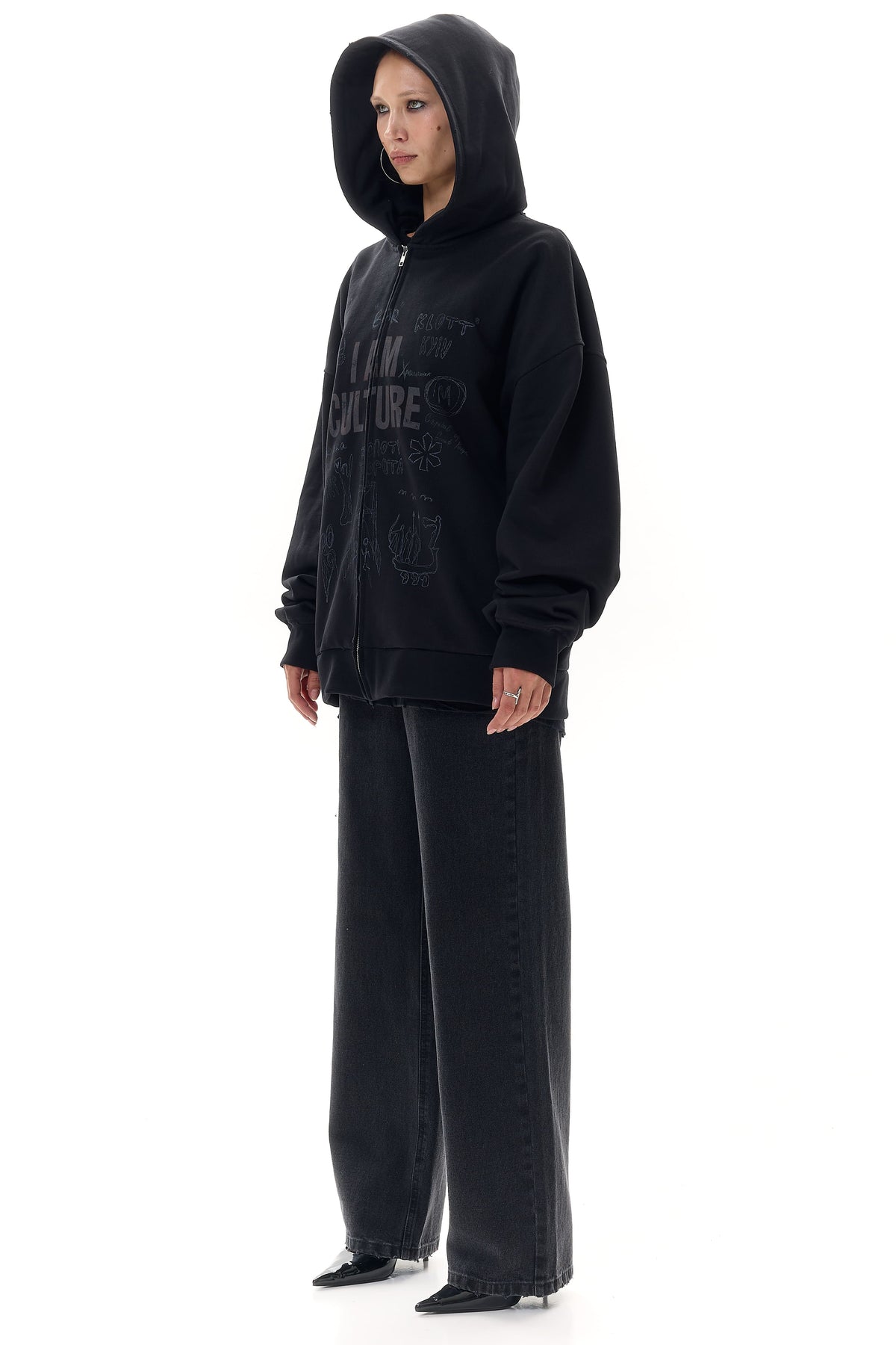 Худі oversized "I am Culture"