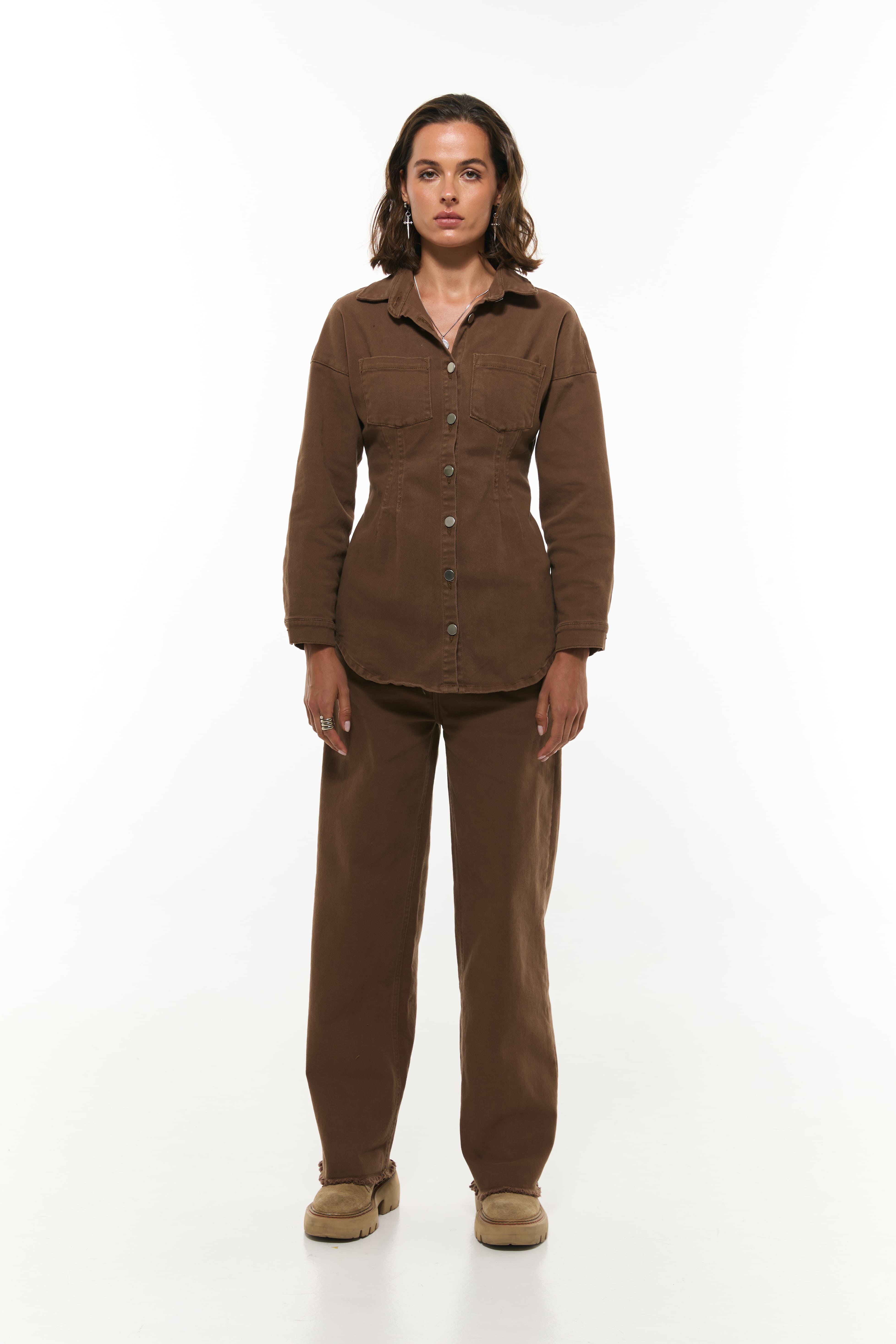 СОРОЧКА ДЖИНСОВА ПРИТАЛЕНА