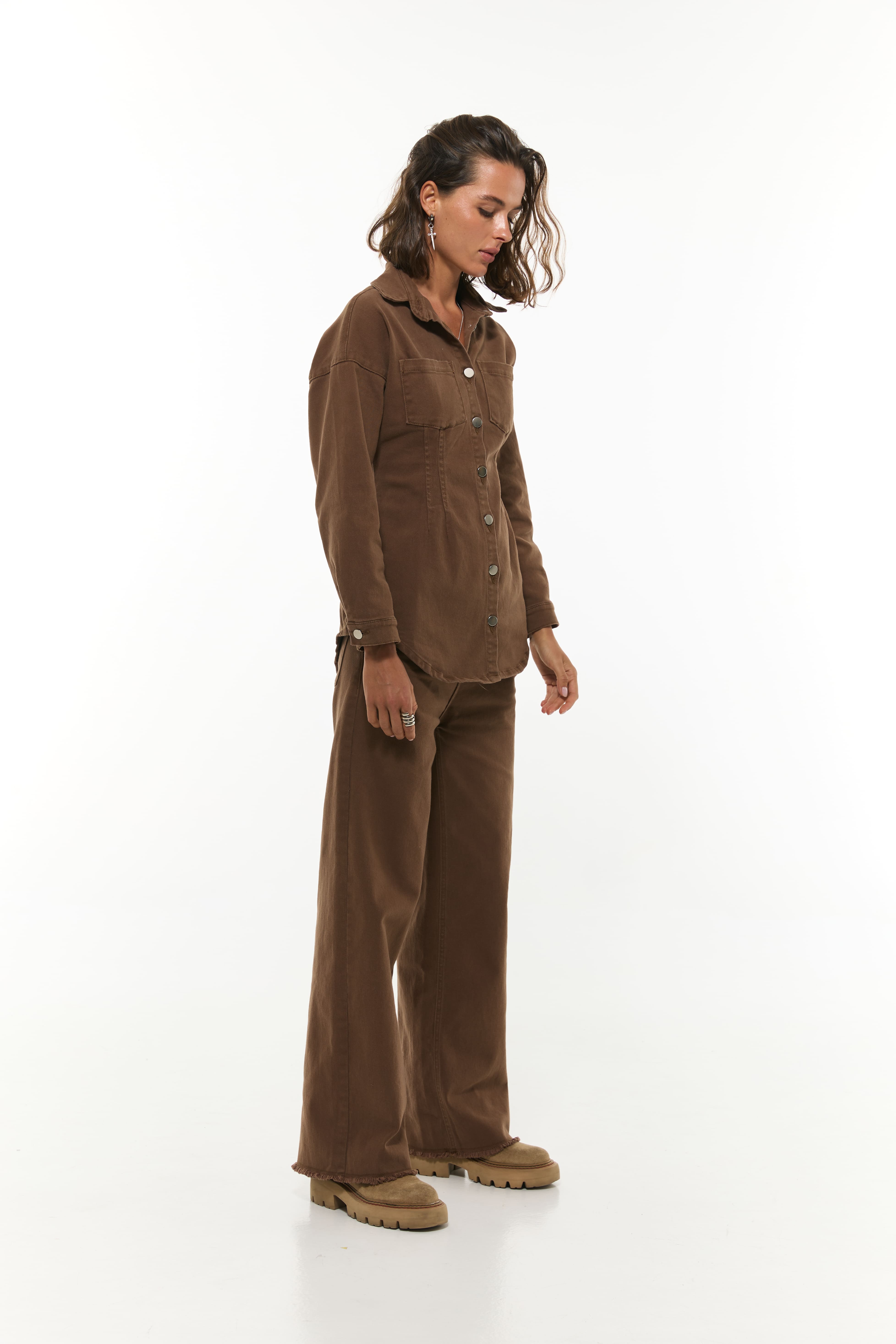 СОРОЧКА ДЖИНСОВА ПРИТАЛЕНА