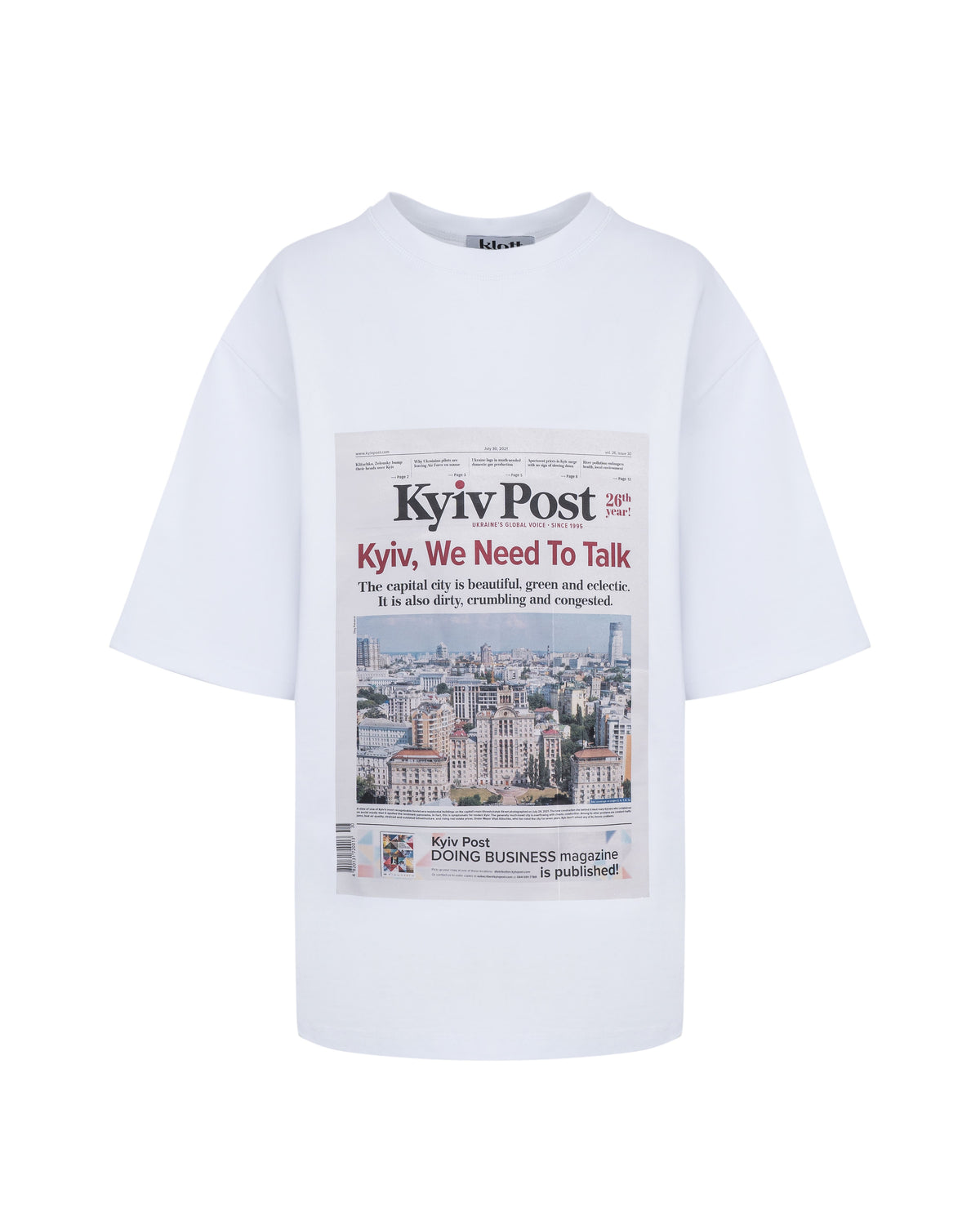 ФУТБОЛКА OVERSIZE "KYIV POST"