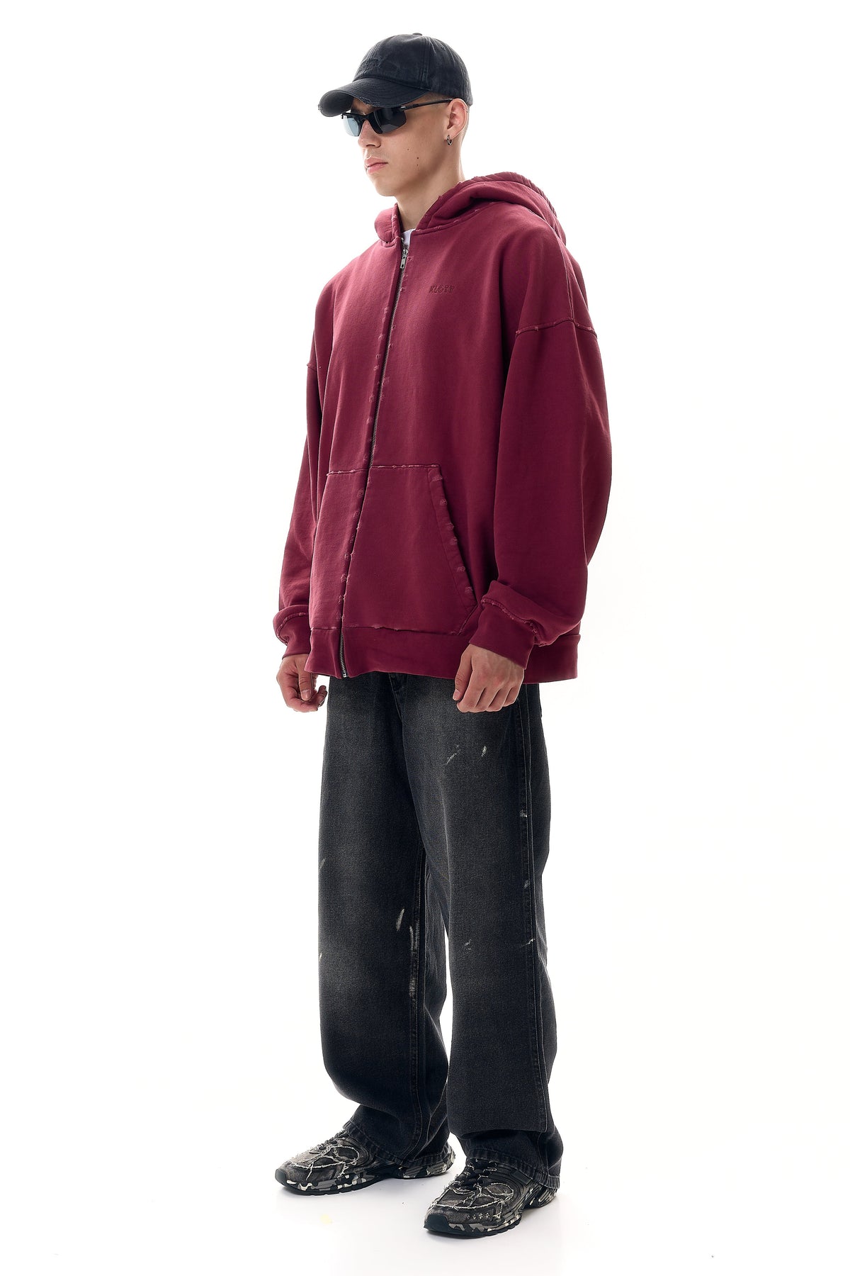 Худі oversized з вишивкою KLOTT
