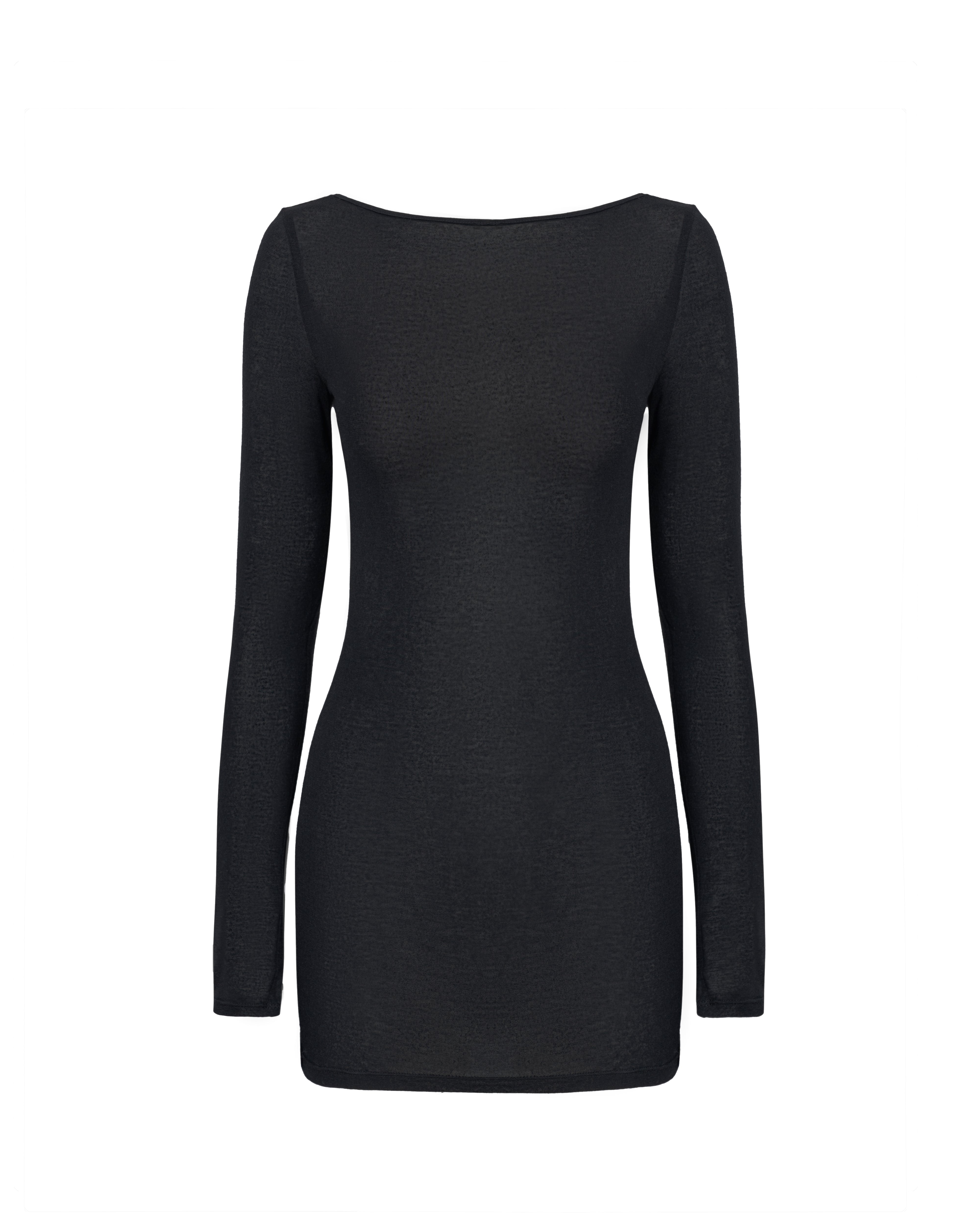 Напівпрозора сукня міні “Noir”