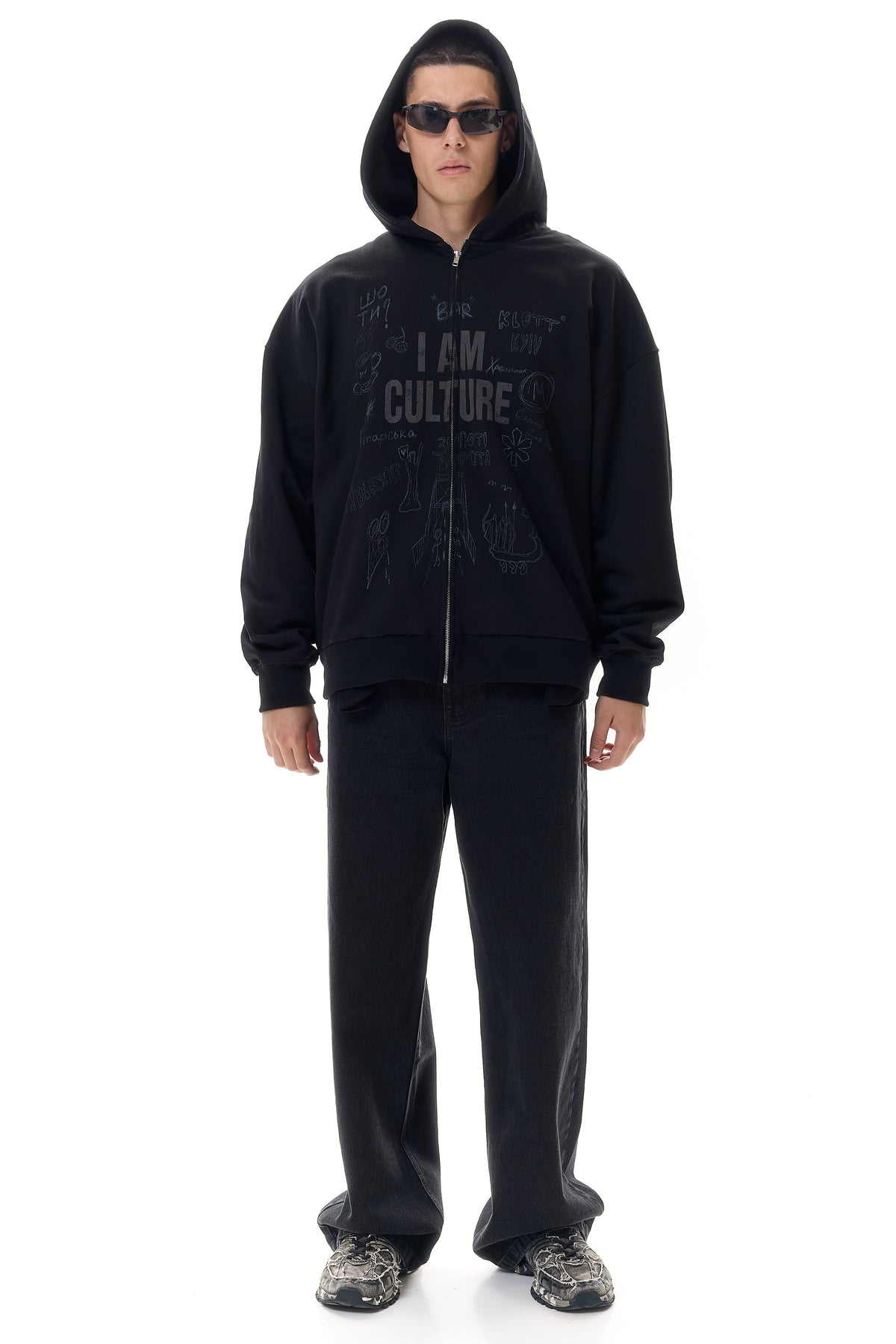 Худі oversized "I am Culture"