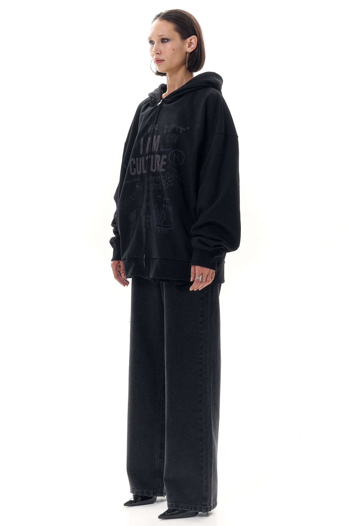 Худі oversized "I am Culture"