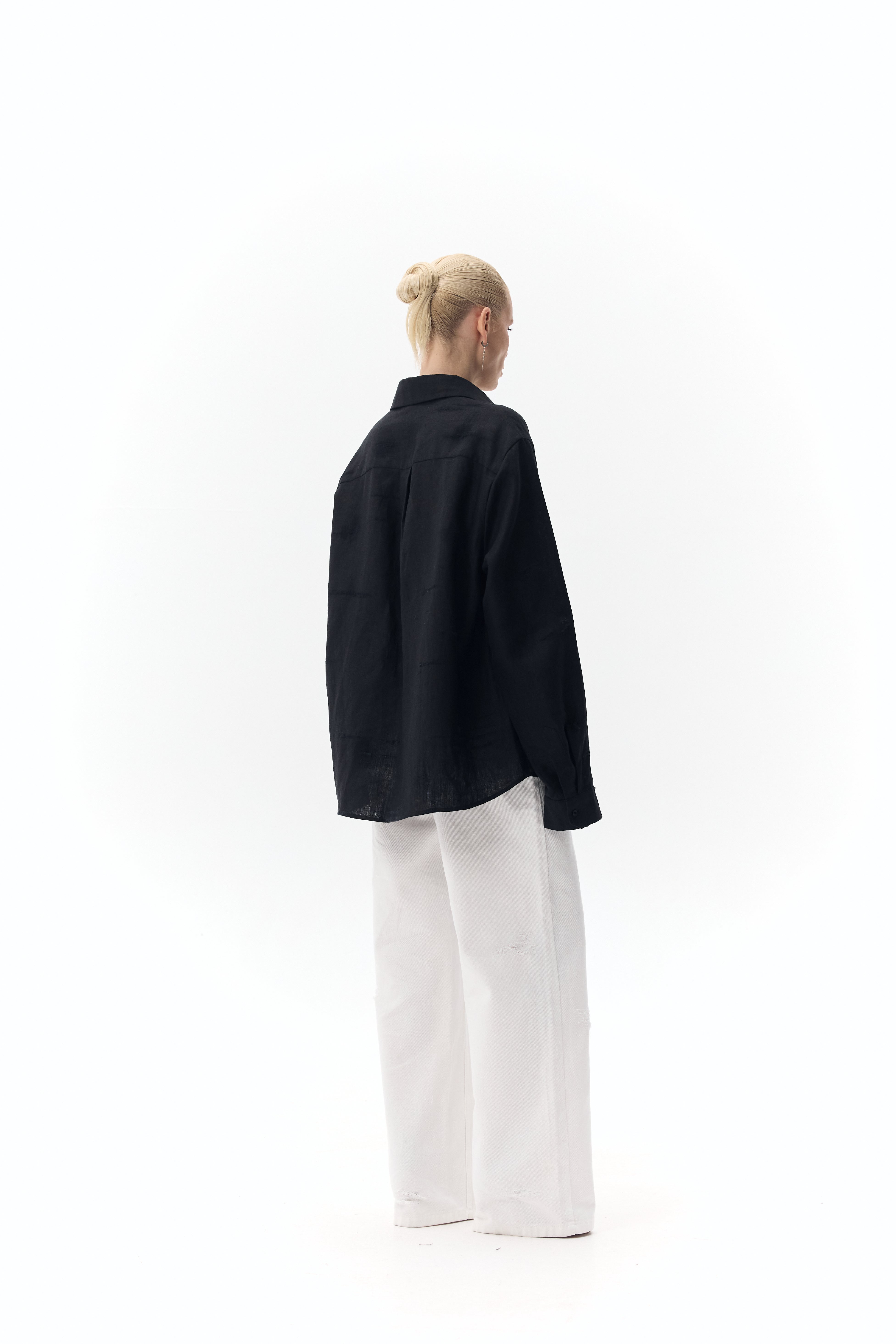 Сорочка лляна distressed