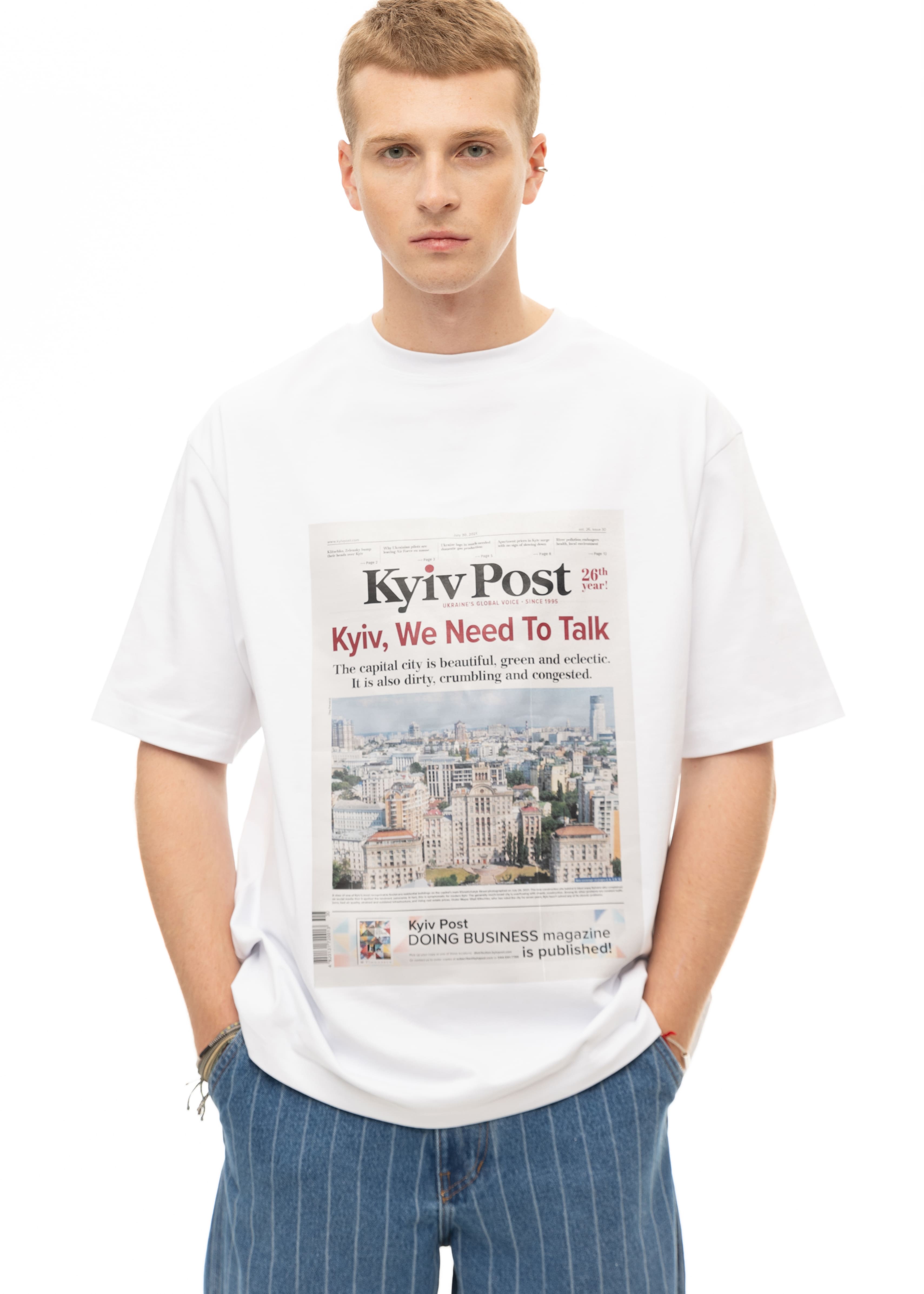 ФУТБОЛКА OVERSIZE "KYIV POST"